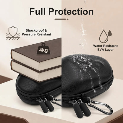Carrying Case Compatible with Logitech MX Master 4/3S/3 Mouse, Waterproof PU Leather Travel Bag with Precise Receiver Slot
