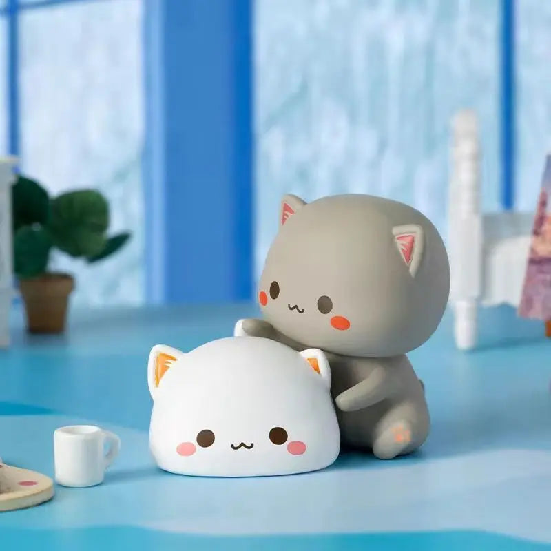 Hot Mitao Cat 2 Season Lucky Cat Cheap Cute Cat Blind Box Toys Surprise Figure Doll Home Deroc