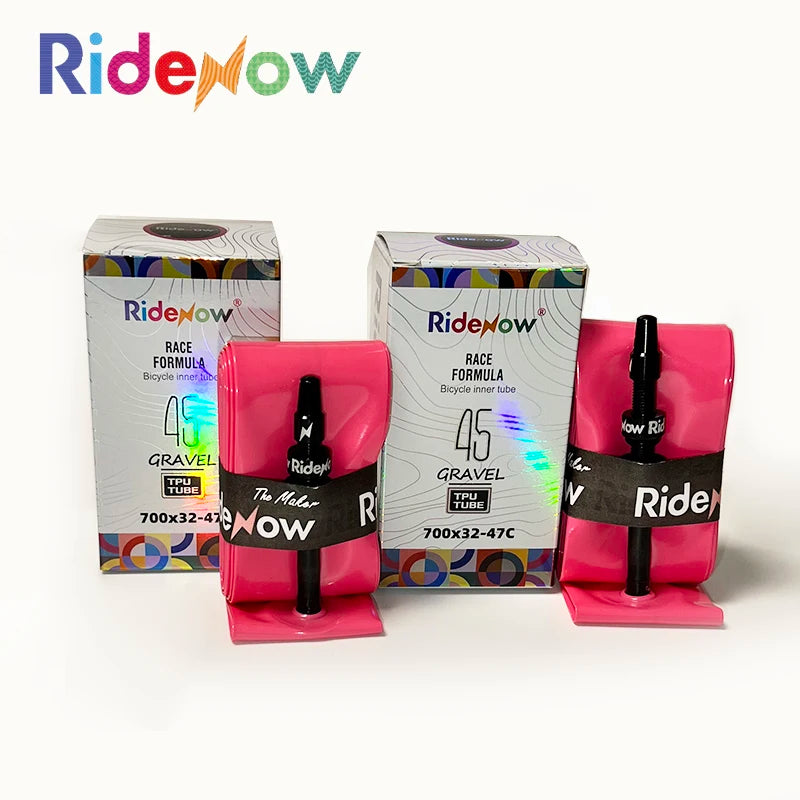 Ridenow Metal Nozzle Tpu Inner Tube Detachable Valve Cores 45g Gravel 29Inch 700x32-47c Tube Bike Tyre MTB Road Bike Inner Tube