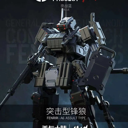 Sheik Mainland 1/18 3MIN Project FENRIR A6 Assault Type Modular Detachable Armor Mecha Model Kits for Sci-Fi Collection Displays