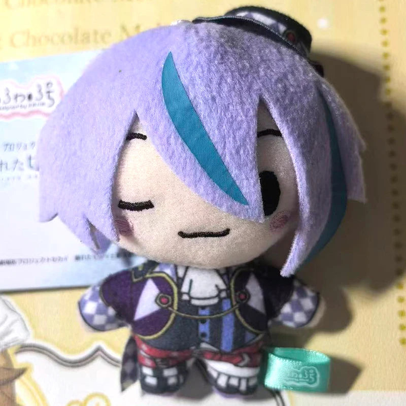 10cm Pjsk Plush Toy Keychain Project Sekai Shinonome Akito Stuffed Plush Doll Aoyagi Toya Pendant Backpack Bag Decor Gift