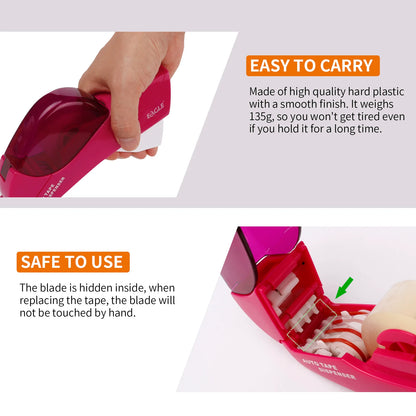 Eagle Automatic Tape Dispenser, No Battery Required, With 2 Rolls Free Tape，Suitable for Handwork,Family Gift Packaging