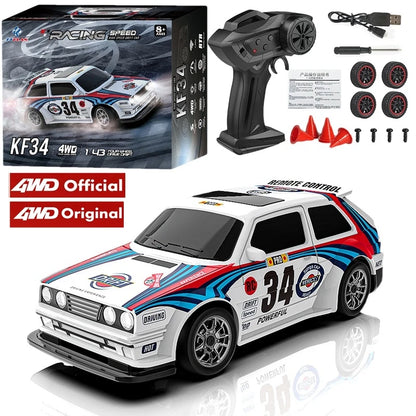 4WD RC Drift Car 1:43 Remote Control Cars Truck 4x4 Racing Drifting 2.4G Radio Mini Vehicle Model Toy Gift for Adults Kids Boys