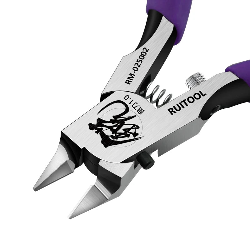 1pc Model Pliers CR-V Ultra-thin Single Blade Gundam Nipper Non-slip Grip Sprue Cutter for Plastic Model Cutting and Building