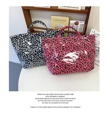 Leopard Print Women's Handbag Summer New Large-capacity Fashionable Tote Bag Fashionable Handbag Bags for Women Designer Bags