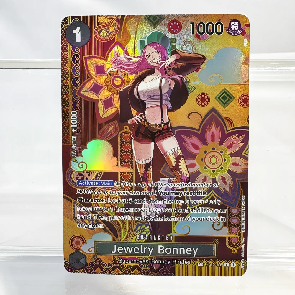 English Version Anime One Piece OPCG Card Nami Straw Hat Crew/Yamato Land of Wano Game Anime Collection Proxy Cards