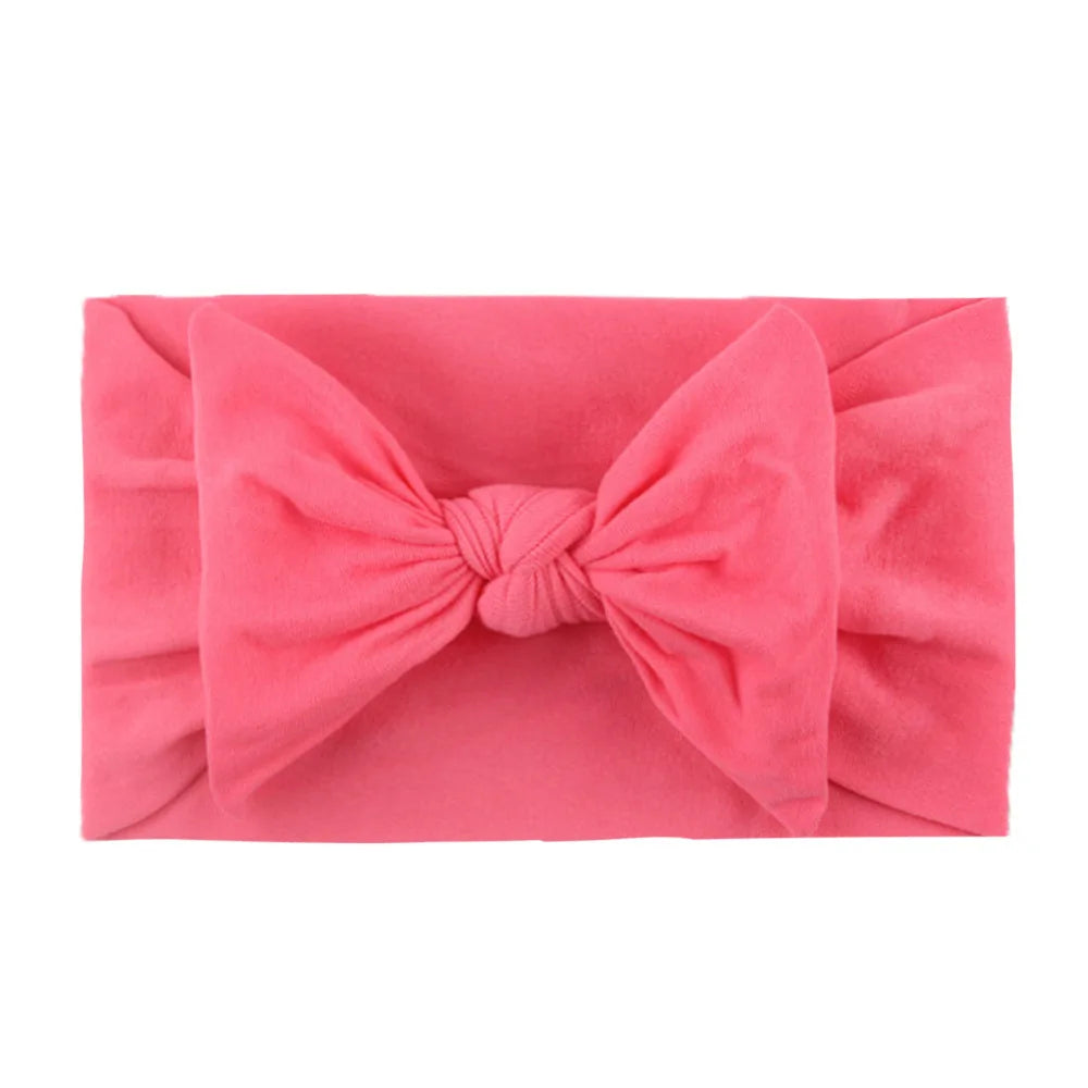 Baby Headband Girls Headwear Hair Accessory Bow Knot Bandage Infant Newborn Toddlers Clothes Kids Rabbit Ear Photo Props