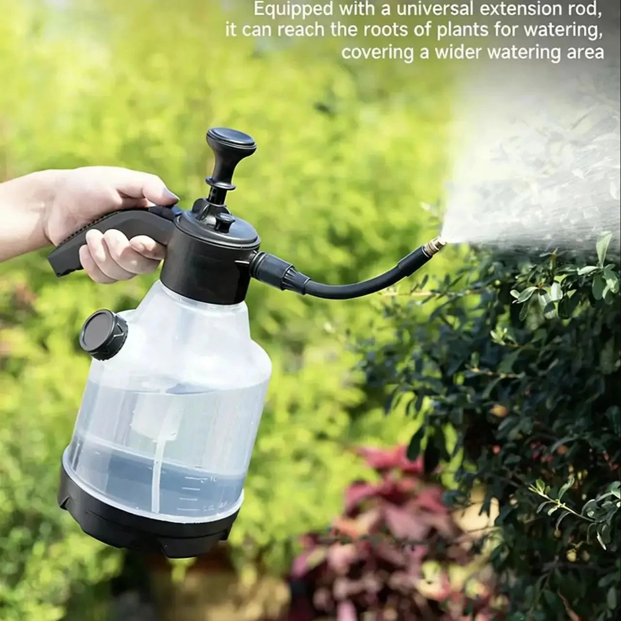 Hand Pump Foam Sprayer with 3 Types of Nozzle Hand Pneumatic Foam Cannon Snow Foam Car Wash Spray Bottle Car Window Cleaning
