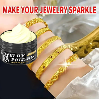 LOORSAN Jewelry Polishing Cream 32G Gold Silver Ring Bracelet Cleaning Sparkle Tarnish Remover Restore Shine Restore Luster Care