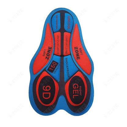 Men Cycling Gel Pad 9D Shockproof Pink Cushioned Pad Women Breathable Hole Riding Base Cushion 12D 19D 20D Moto Silicone Gel Pad