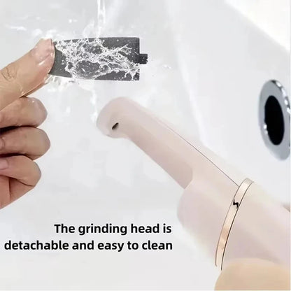 NEW in USB Electric Dead Skin Pedicure Automatic Foot Grinder Rechargeable Roller Feet Pedicure Tool with Removable Roller Heads