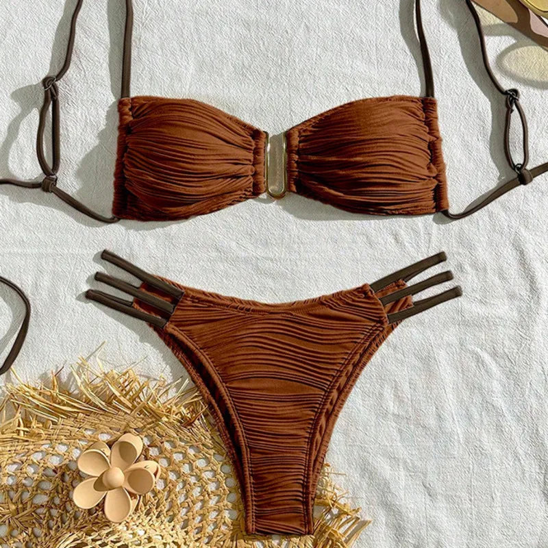 Sexy Bikinis 2026 Women's Swimwear Female Swimsuit For Swimming Wear Bathing Suits Brazilian Bikini Set Beachwear Pool Bather