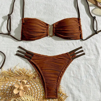 Sexy Bikinis 2026 Women's Swimwear Female Swimsuit For Swimming Wear Bathing Suits Brazilian Bikini Set Beachwear Pool Bather