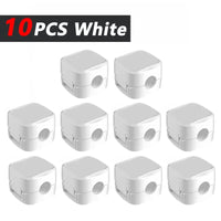 10pcs White