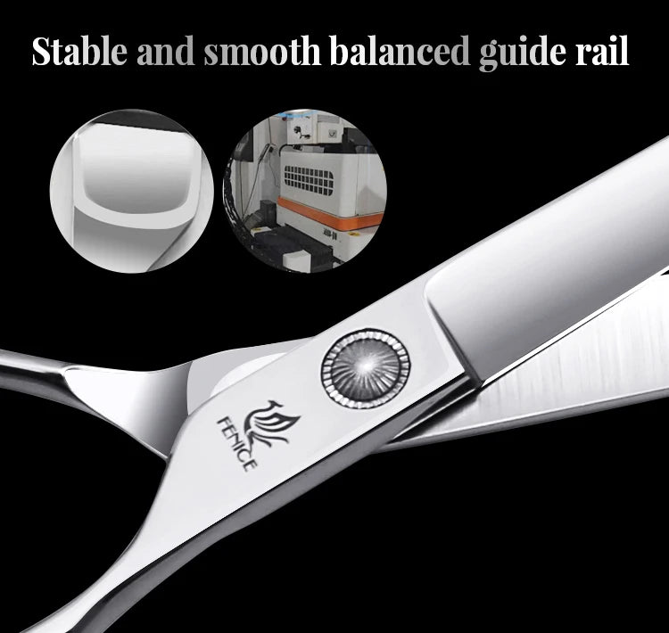 Fenice 6//6.5/7/7.5 Inch Professional Pet Dogs Grooming Scissors Set Straight&Curved &Thinner&Chunker Shear Scissors