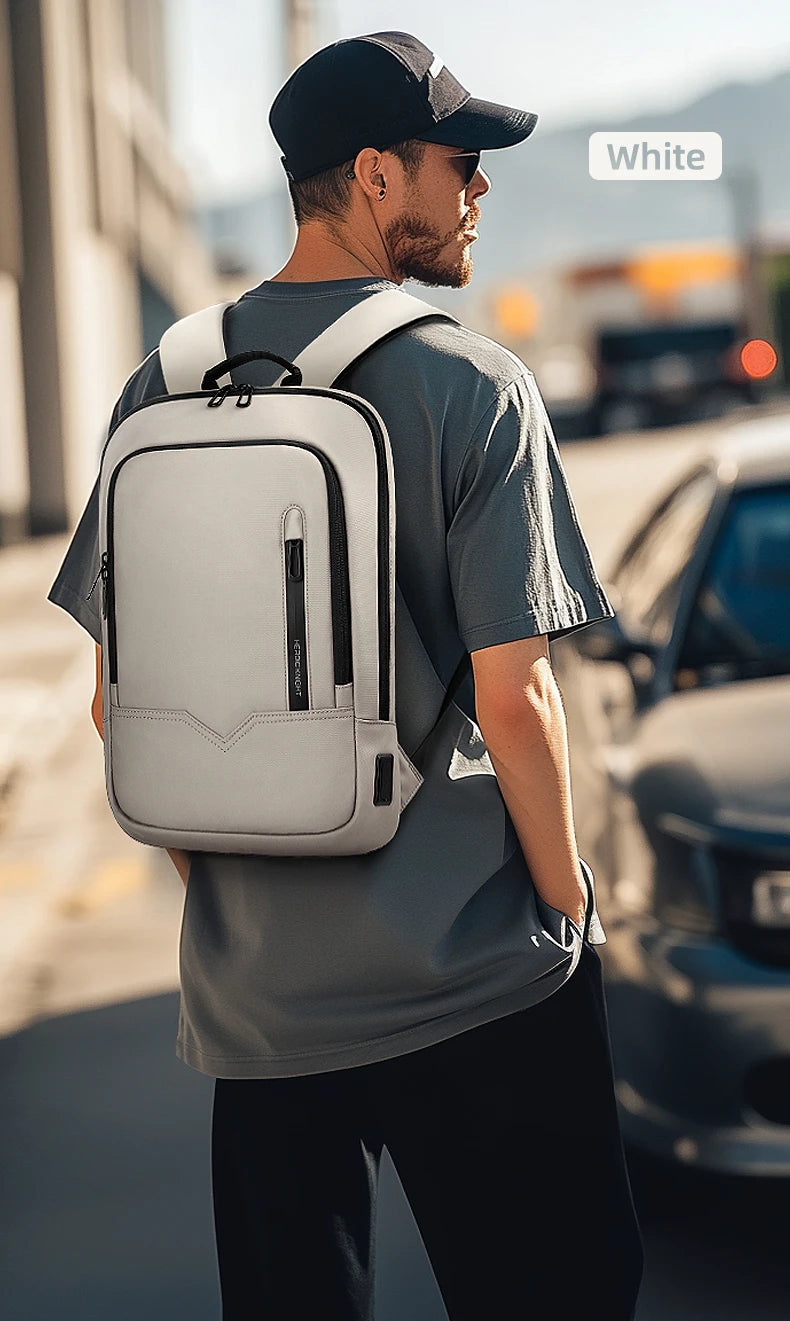 Heroic Knight Men's Daily Laptop Backpack Lightweight Minimalist Commute Office Daypack Women Waterproof Business Trip Schoolbag