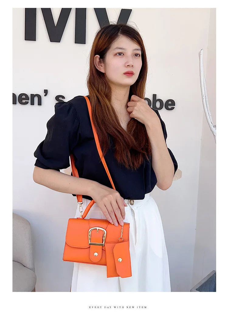 Fashion Square Shoulder Bags For Women, Small Handbags And Purses, PU Leather Crossbody Bags For Daily Used, Commuting, Gifts