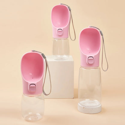 350ml 550ml Portable Water Bottle for Dog Cat Drinking Cup with Lanyard Leakproof Puppy Kitten Water Feeder Outdoor Pet Supplies