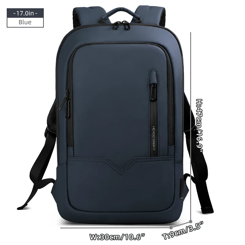 Heroic Knight Men's Daily Laptop Backpack Lightweight Minimalist Commute Office Daypack Women Waterproof Business Trip Schoolbag