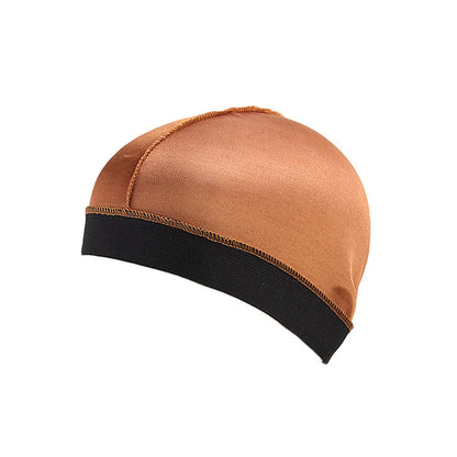New Breathable Silky Cap Elastic 360 Wave Stretch Wig Cap Suitable For Adult Wave Dome Cap For Making Wigs