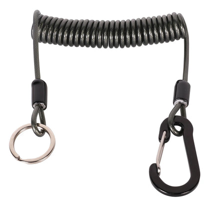 Fishing Missed Rope Anti-lost Spiral Spring Lure Pliers Lanyard Wire Spring Rope Prevent Rod Drop Lose Tool