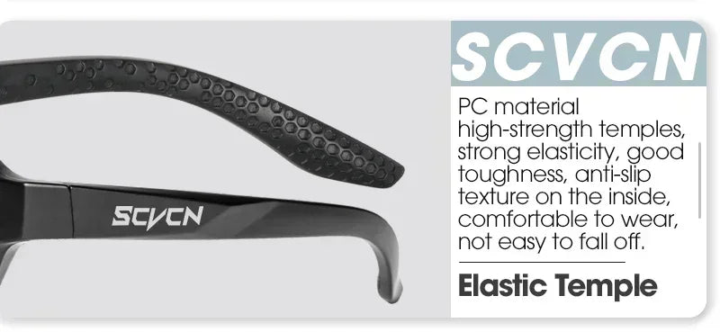 SCVCN New Sports Men UV400 Cycling Glasses Bike Sunglasses Outdoor Eyewear  MTB Bicycle Women Riding Hiking Goggles