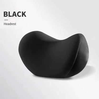 Car Memory Foam Neck Pillow Protection Lumbar Backrest Cushion Lumbar Cushion Car Headrest Cushion