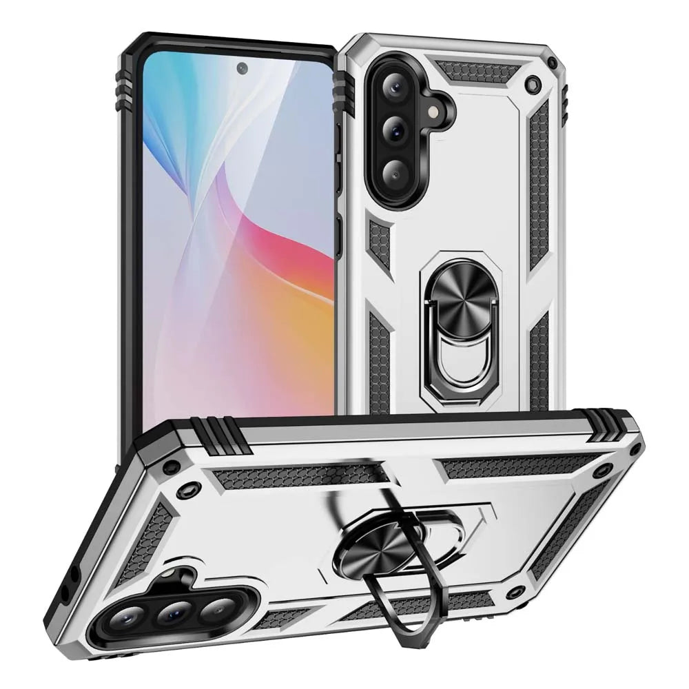 Shockproof Armor For Samsung Galaxy A56 A36 A26 5G Case Phone Case Ring Stand Bumper Silicone Phone Back Cover
