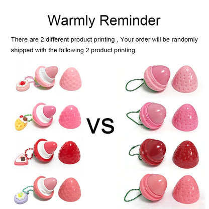 Random Shiping 1PC Strawberry Lip Gloss Lipstick Moisturizing Winter Antifreeze Anti Crack Moisturizing Lasting Lip Balm