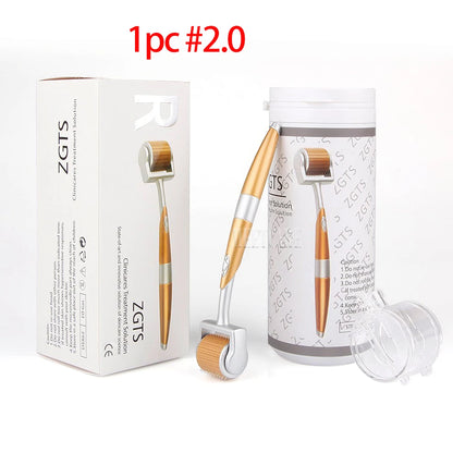 ZGTS192 Derma Roller 192pin Dermaroller Needles Beauty Microneedle for Face Body Beard Makeup Skin Care Tool 0.2mm