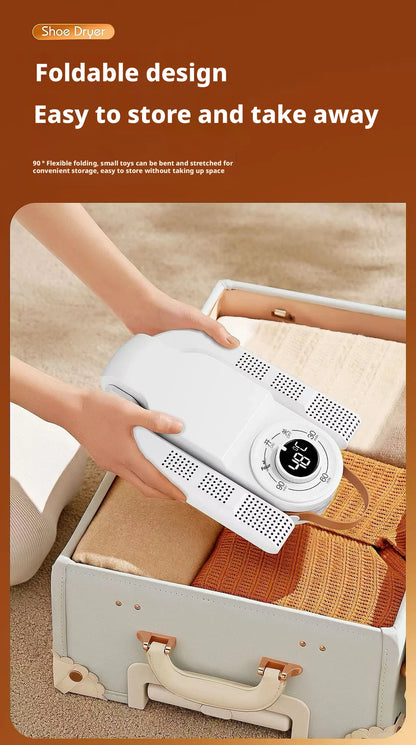 All-in-1 Smart Shoe Dryer Portable Automatic Fast Drying with Deodorization & Sterilization – Perfect for Home and Dorm Living