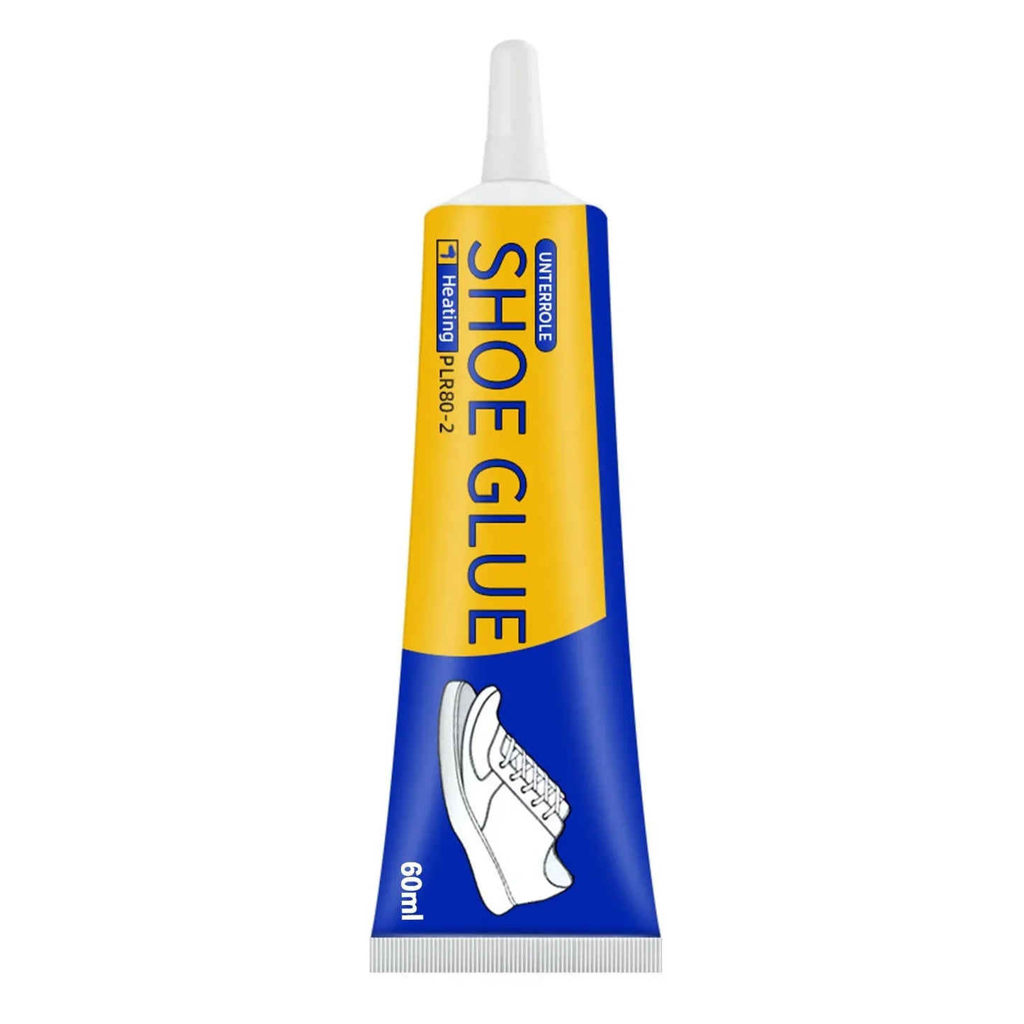 Strong Shoe Glue 60ml, Waterproof Shoe Adhesive Fast Dry for Repair, Sneaker Boot Fix, Transparent Soft Resin DIY Craft Glue