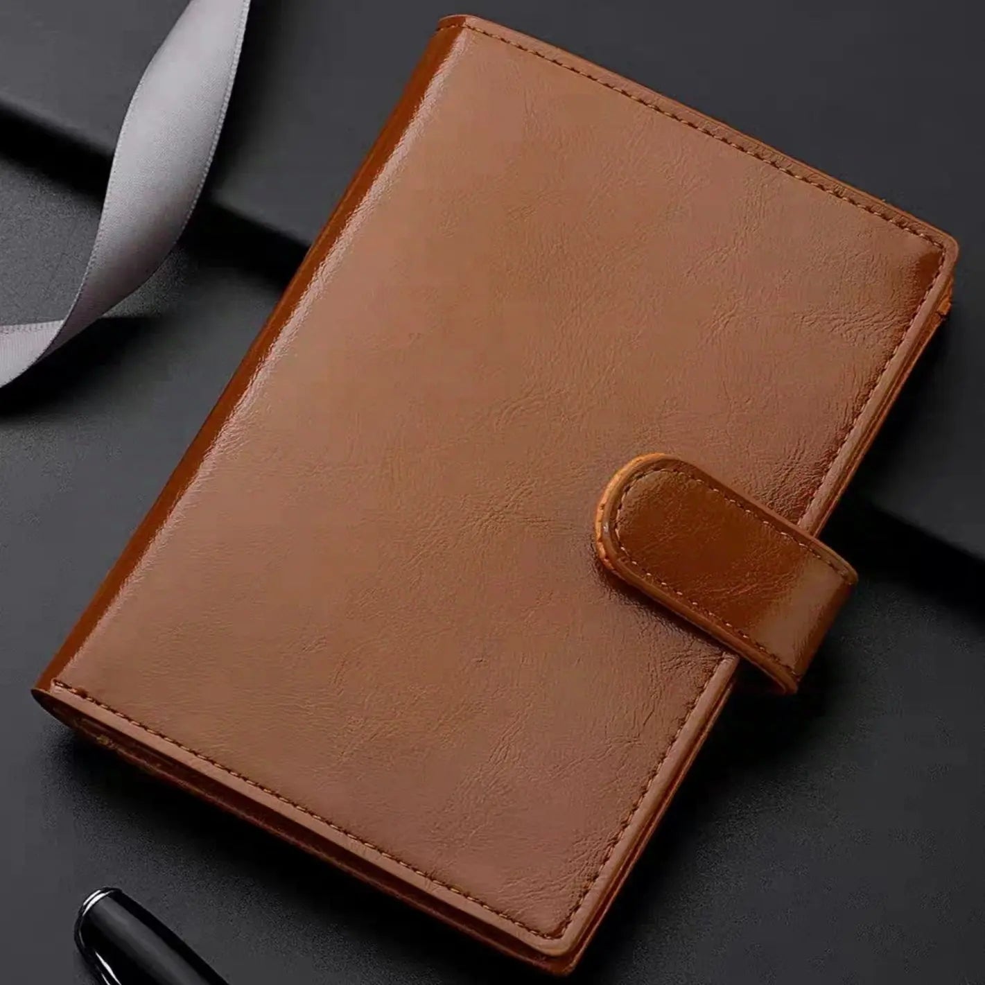 HOMEFISH Stylish Travel Passport Bag Multi-Card Card Holder Portable Multi-Function Men's Wallet