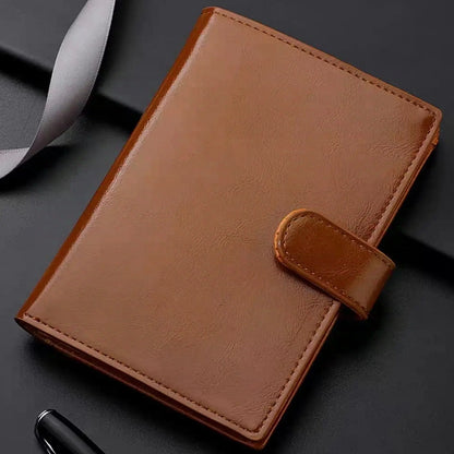 HOMEFISH Stylish Travel Passport Bag Multi-Card Card Holder Portable Multi-Function Men's Wallet