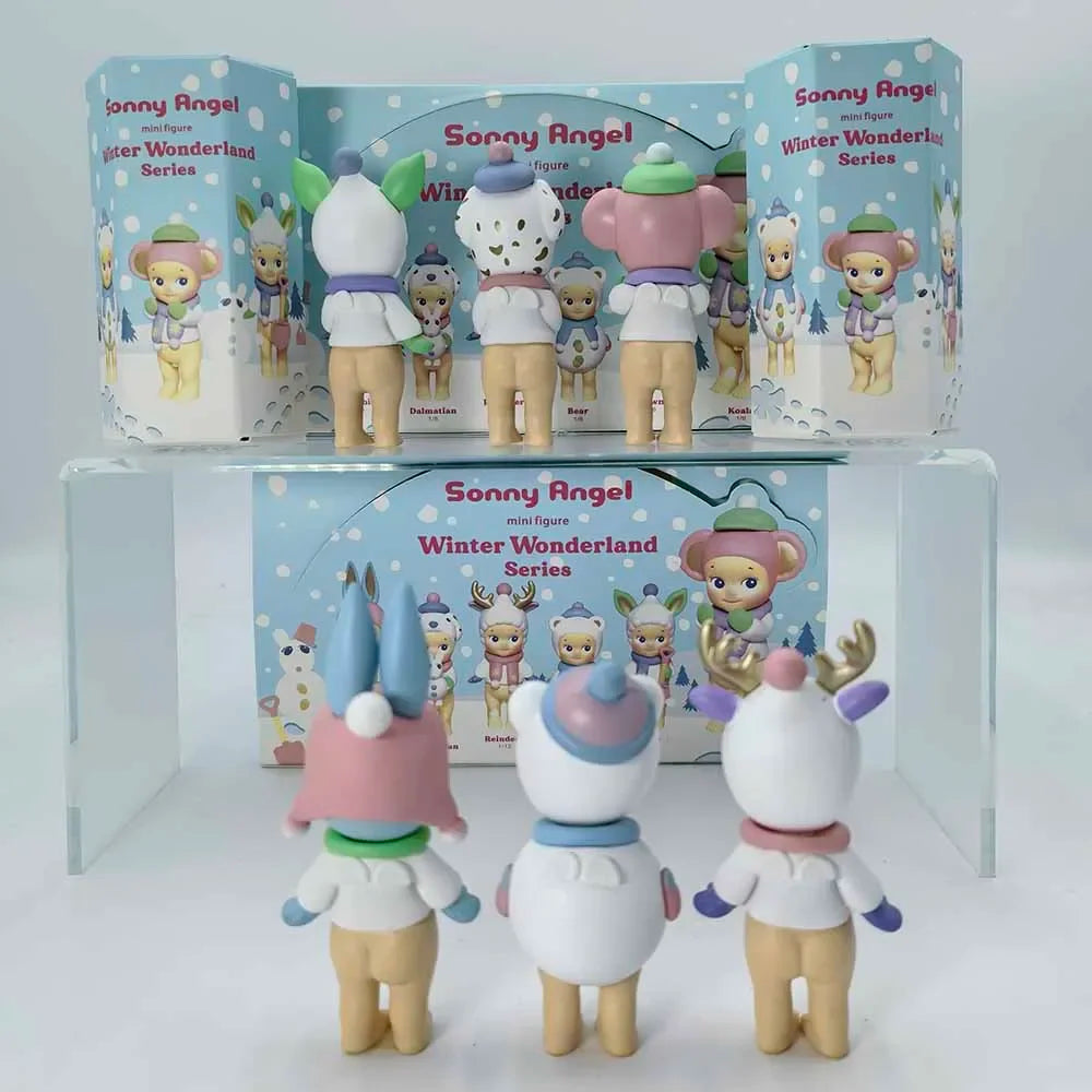 Sonny Angel Blind Box Winter Wonderland Series Mini Anime Figures Ornaments Dolls Fans Children Christmas Birthday Gift