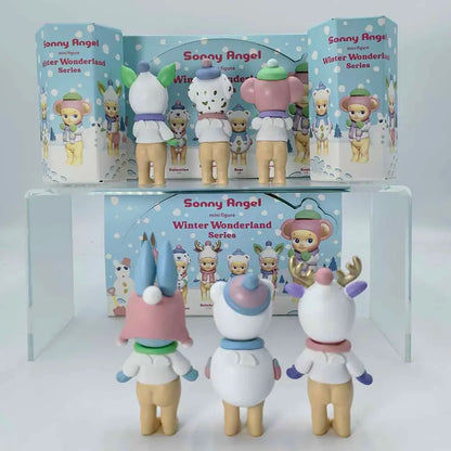 Sonny Angel Blind Box Winter Wonderland Series Mini Anime Figures Ornaments Dolls Fans Children Christmas Birthday Gift