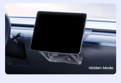 YZ For New Tesla Highland Model 3 Y Juniper Tray Magnetic Under Screen Fold Storage Box ETC Screen Storage Box Accessories