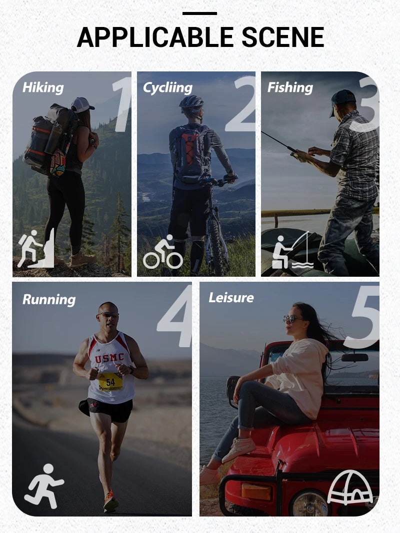 SCVCN New Polarized Sunglasses for Men MTB Cycling Glasses Outdoor Sports Bike UV400 Goggles Women Road Bicycle Cycling Glasses