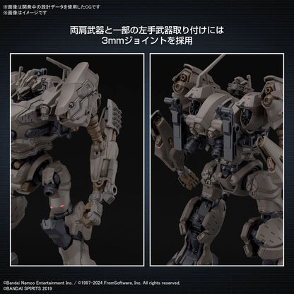 Bandai Genuine 30MM ARMORED CORE VI NIGHTFALL STEEL HAZE BD-011 MELANDER Liger Tail CC-2000 ORBITER Anime Figure Assembly Model