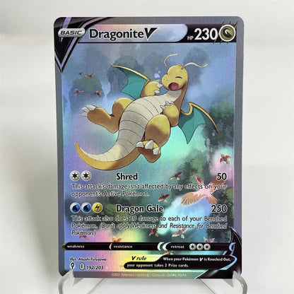 Holographic PKM Collection Cards PTCG Proxy Card Blue Core Paper Card Kids PKM Charizard/Dragonite/Umbreon