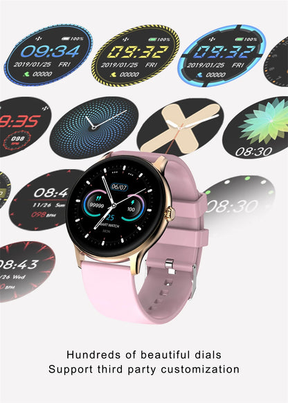 LIGE Women Smart band Watch Real-time Weather Forecast Activity Tracker Watches Heart Rate Monitor Sports Ladies Smart Watch Men