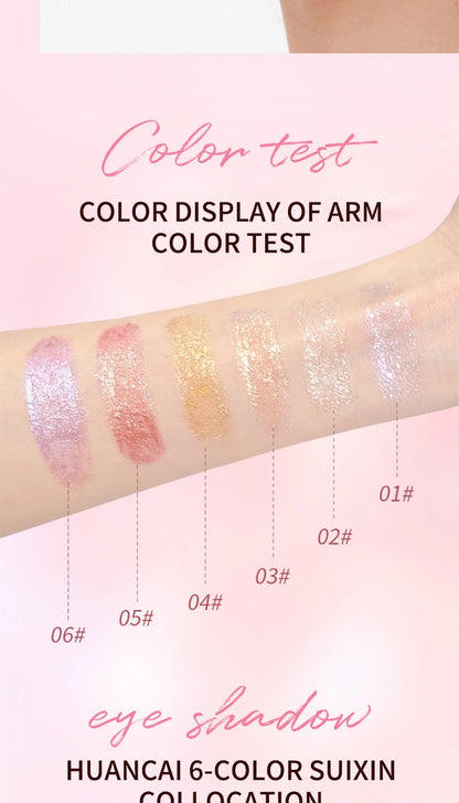 Water-Gloss Jelly Eyeshadow Stick Is a One-Swipe Makeup Highlight Eyeshadow Stick with Pearl Shimmer in Multiple Colors. Luminous Highlight Eyeshadow Stick Is a Two-Use Stick for Eyebrows. Waterproof Effect That Lasts Long an