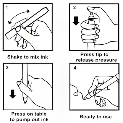 1pc Waterproof Tile Marker Grout Pen Wall Seam Pen For Tiles Floor Bathroom Decontamination Seam Repair Tools, For Hotel