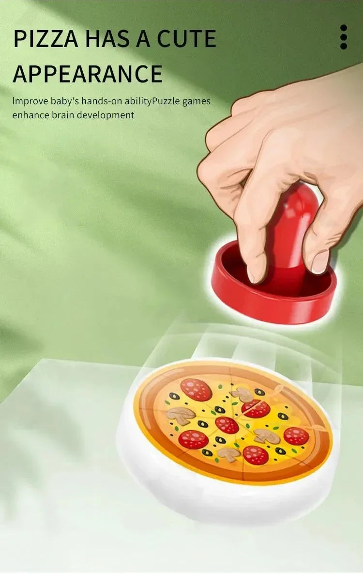 Desktop Pizza Ice Hockey Toy board Game Educate Parent -Child Interactive Game Kids/Adults Toys Family Gathering party game Gift