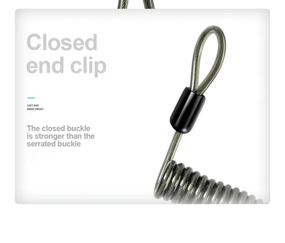 Durable Anti-Lost Lanyard 1/1.2/1.5/2.0m Telescopic Elastic Retention Rope Safety Spring Lanyard Rope Key Ring Chain Accessories