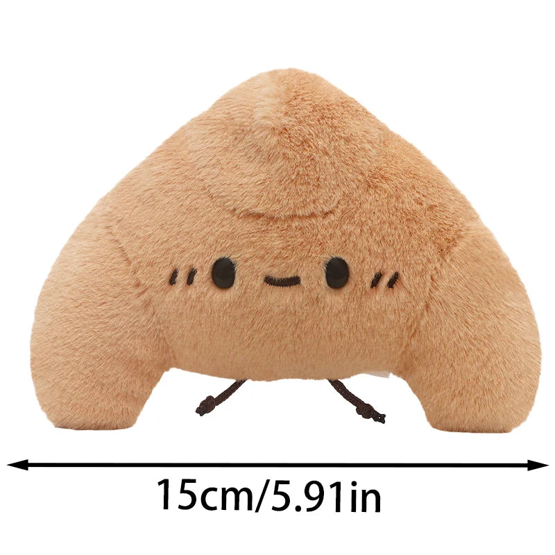 Cute Bread Plush Toys Croissants Toast Fluffy Soft Doll Realistic Decorative Ornaments Good Company Birthday Gifts For Children