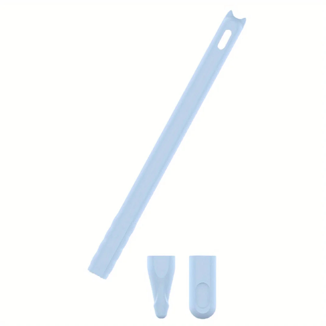 Good quality Cartoon silicone pen case for ApplePencil 2 generation Anti-slip and anti-drop tablet stylus case Solid color Cover