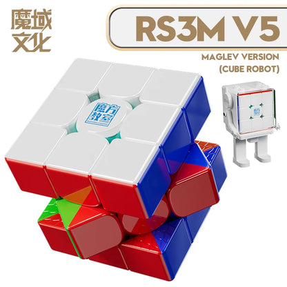 [CubeFun] MoYu RS3M V5 3x3x3 Magnetic Magic Cube Ball Core Professional Cubo Magic Speed 3x3 Cube RS3M Moyu Cubing Puzzle Toys