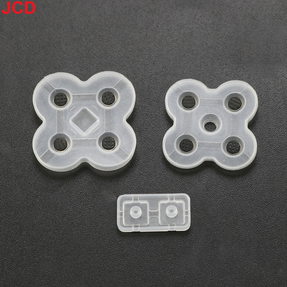 JCD 1set For DS Lite Conductive Rubber Button Pad Set Replacement Part For NDSL DSL Game Console Silicon Buttons
