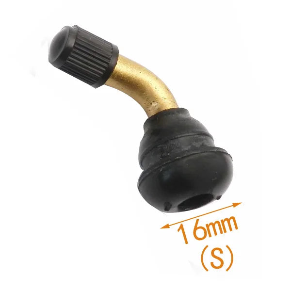Motorcycle Scooter Tubeless Tire Valve Stem Straight Bent 90 135 degree Copper Silver Valve For ATV Motorbike Quad